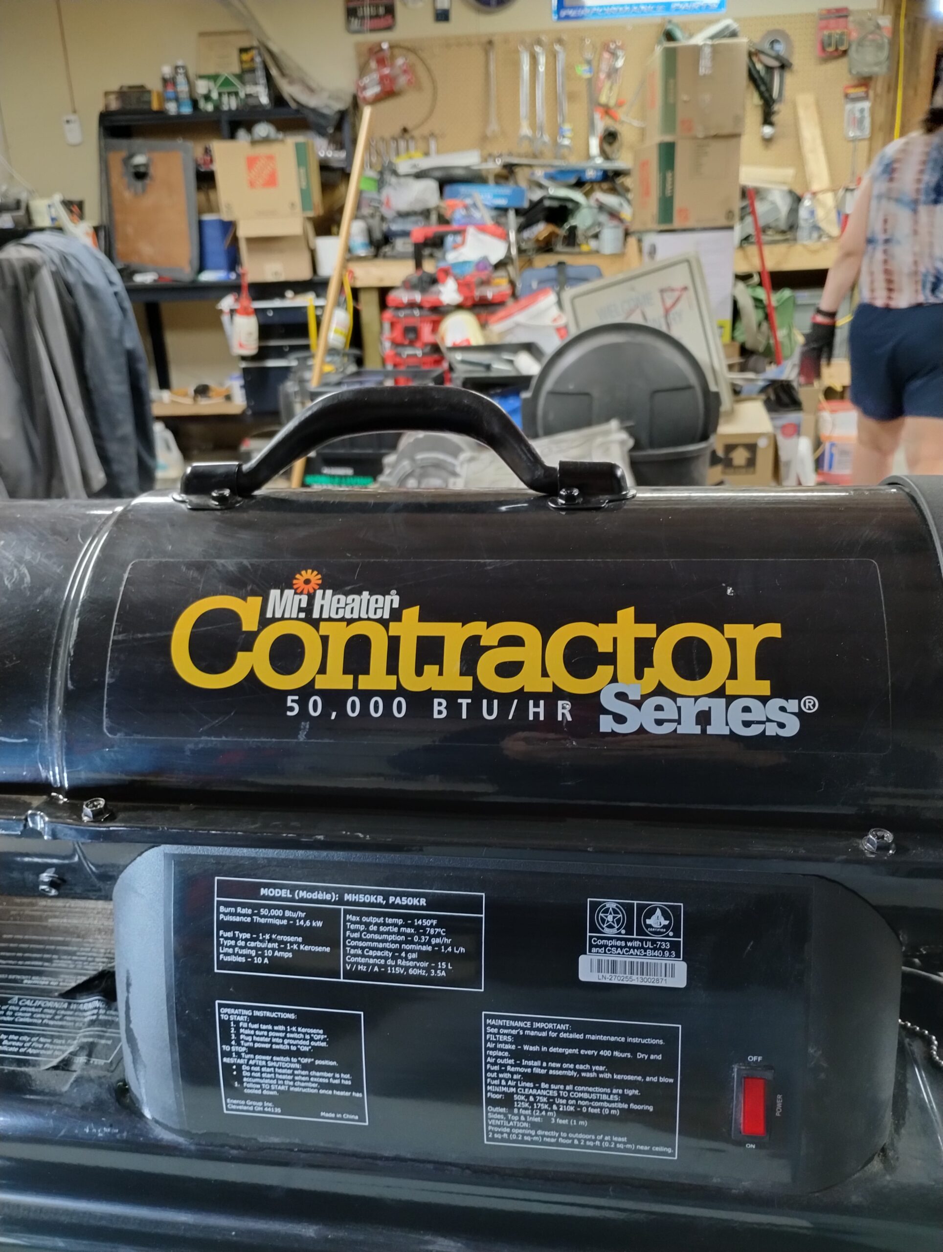 Mr Heater 50,000 BTU