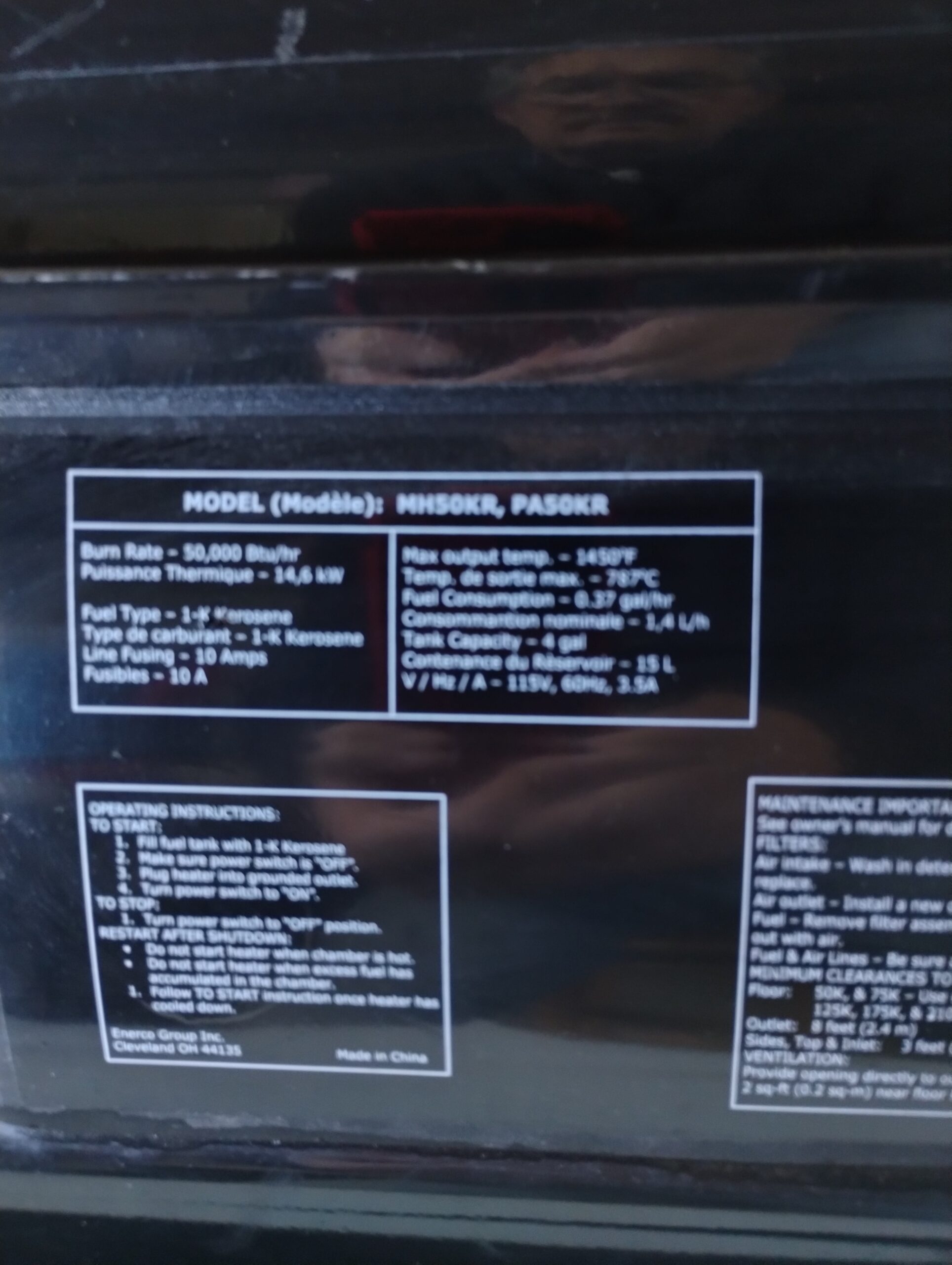 Mr Heater 50,000 BTU