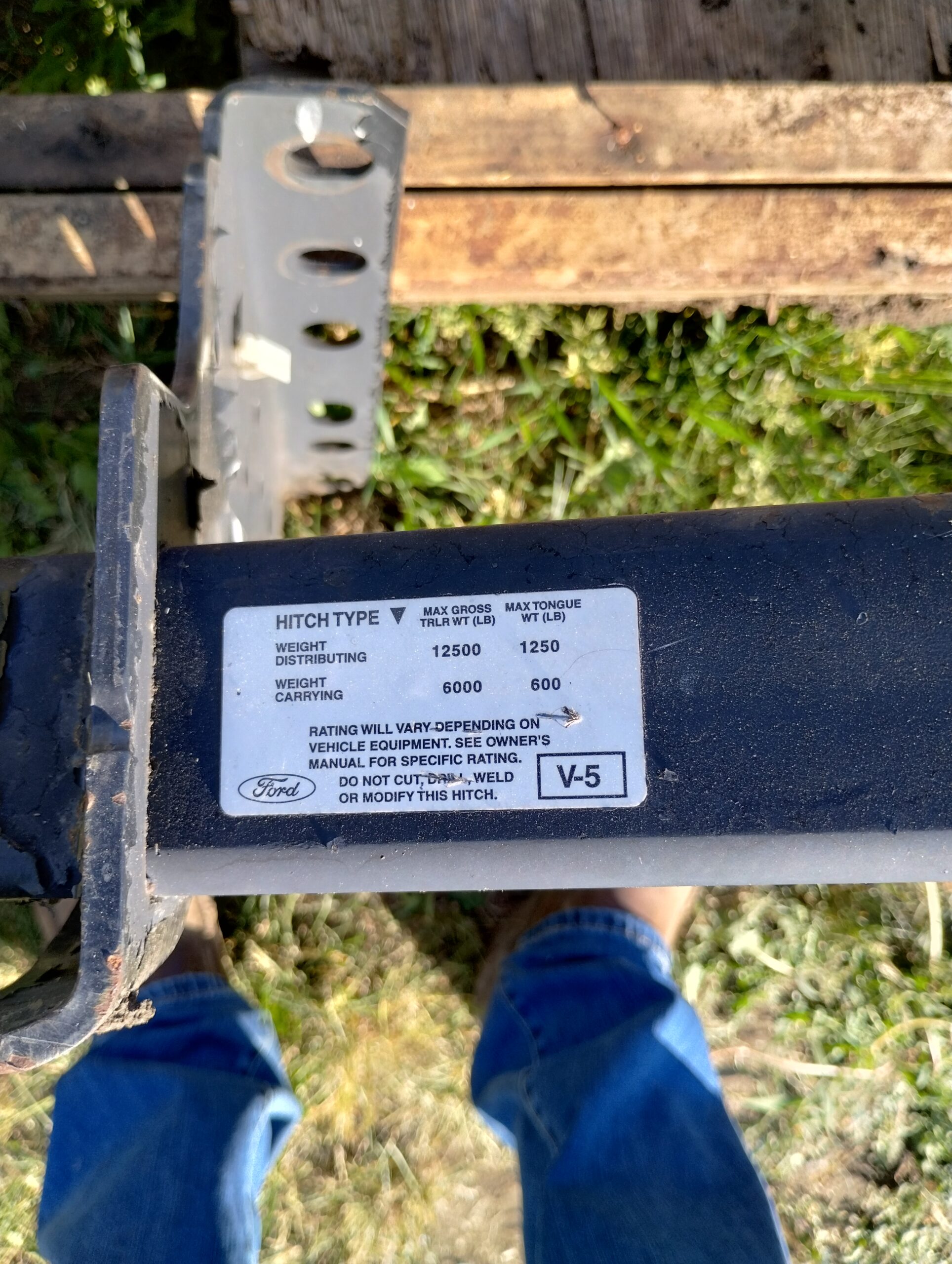 2010 Ford F350 V-5 Hitch